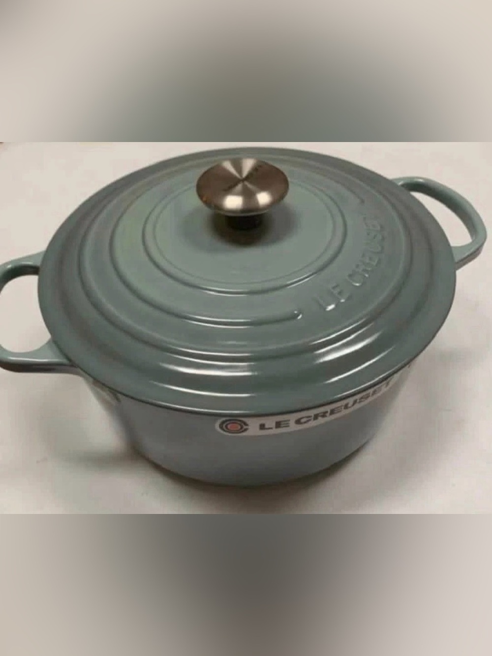 NEW Le Creuset 5.5-Qt Signature Dutch Oven – Sea Salt